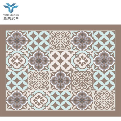 REACH compliant European style UV printed PVC carpet vinyl mat